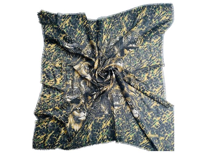 Dior Wool Scarf Multicolor Multiple colors