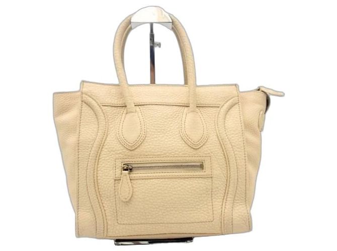 Céline Micro Luggage Tote Bege