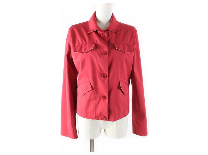 Autre Marque Loro Piana Blouson Polyester Jacket Red