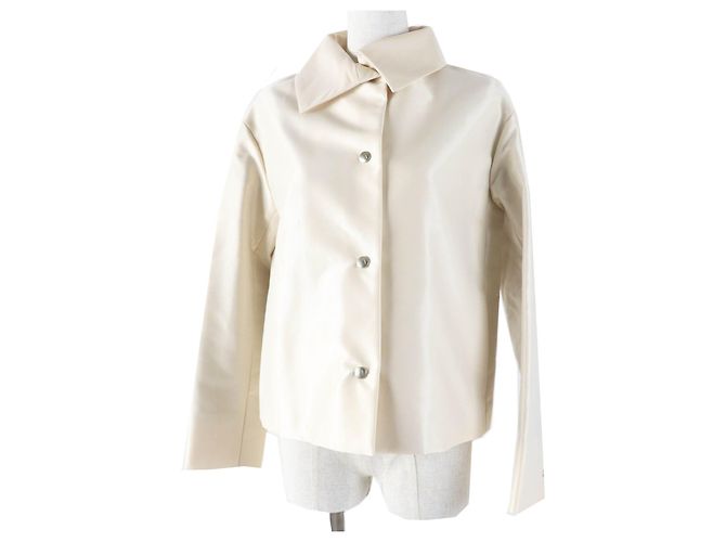 Autre Marque Giacca in cotone nylon Aquascutum White label Beige
