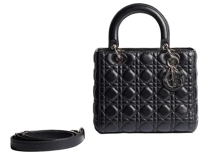 Christian Dior Lady Dior My ABCDior Bag Black