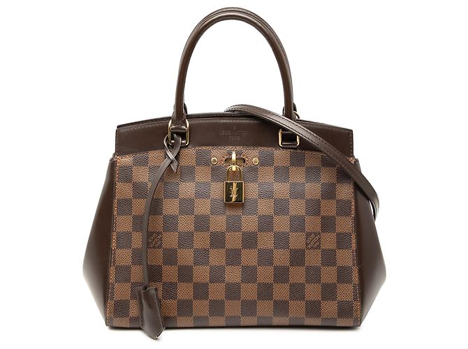 Louis Vuitton Marrón Damier Ébène Rivoli PM Castaño