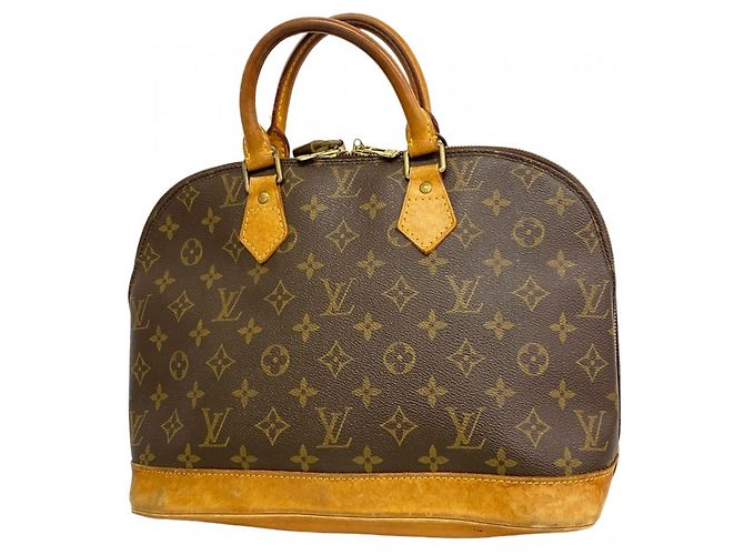 Sac à main Alma Monogram Louis Vuitton Marron
