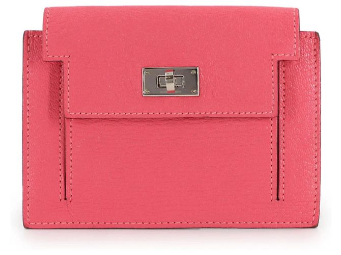 Hermès Hermes Kelly Pocket Compact Wallet Pink