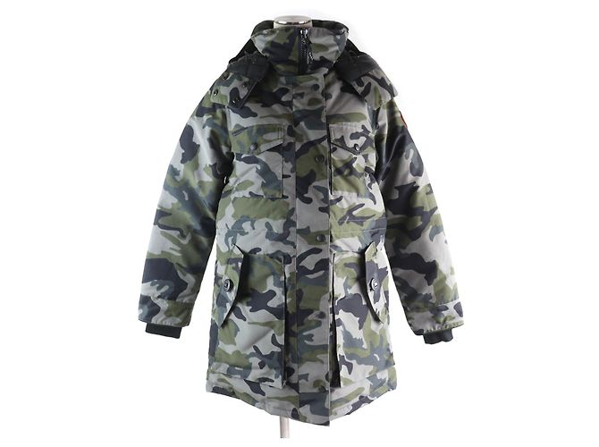 Autre Marque Parka in piuma Canada Goose Gabriola in poliestere e cotone Multicolore