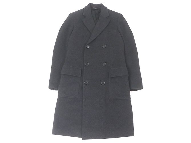 Abrigo de cachemira Chester de Hermès Gris Gris antracita