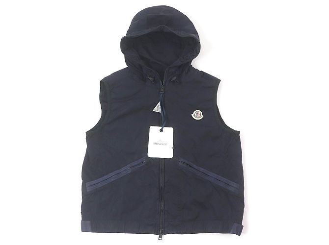 Moncler TOUQUES GIUBBOTTO Nylon Jacket Blue Navy blue