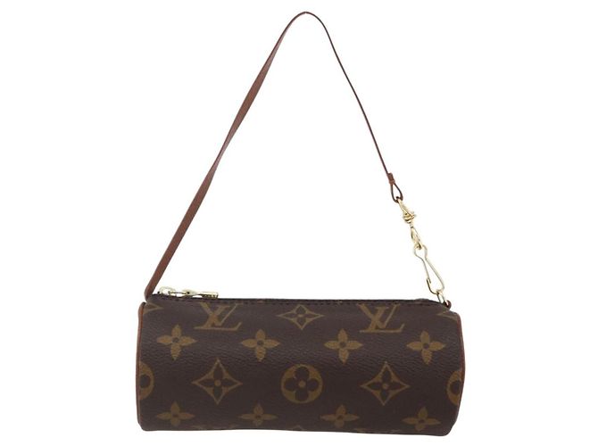 Papillon Pochette Mini aus Monogramm-Canvas von Louis Vuitton Braun