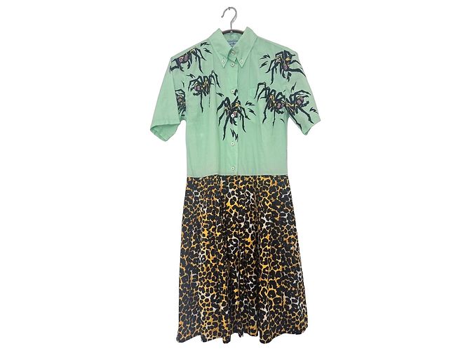 Vestido araña Prada SS2018 Multicolor