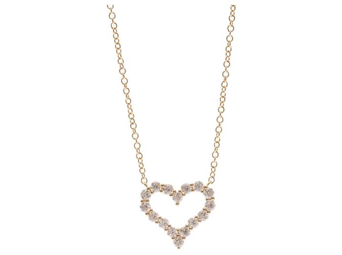 Tiffany & Co Collana Sentimental Heart Tiffany in Oro Rosa D'oro