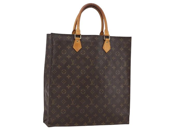 LOUIS VUITTON Borsa Sac Plat Monogram M51140 LV Auth bs33569 Monogramma
