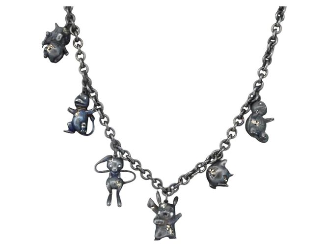 Autre Marque Collana TIFFANY&Co. & Arsham Studios e Pokmon Station Ag925 Auth 171973SM Nero