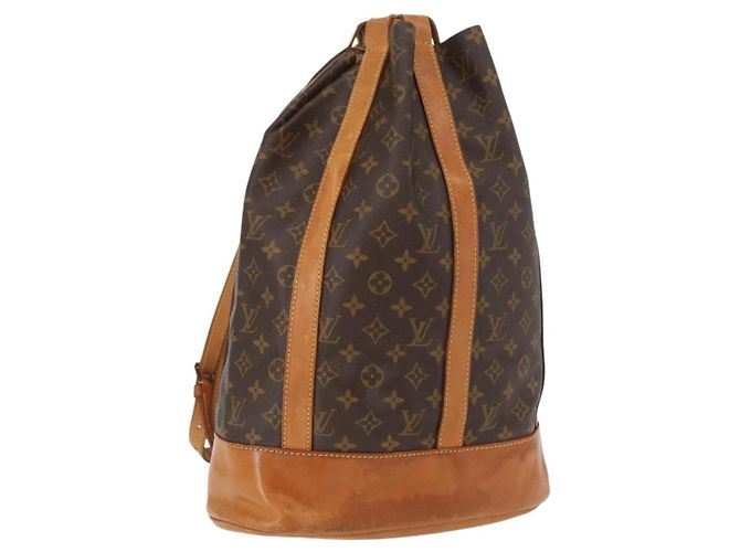 LOUIS VUITTON Bolsa de Ombro Monogram Randonnee GM M42244 LV Auth ka2465