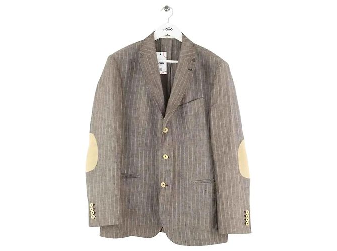 Hackett London Leinenjacke Grau XL