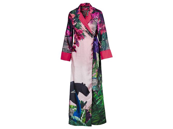 Autre Marque Langes Seidenkleid Restless Sleepers