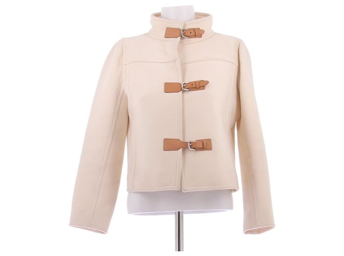 Chaqueta de lana Courreges beige