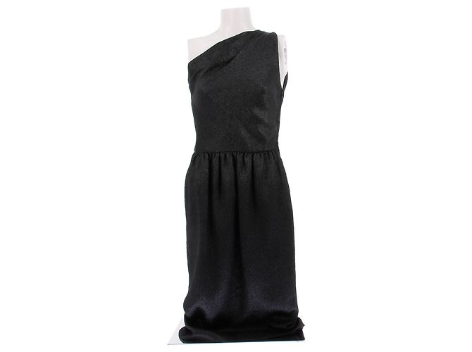 Saint Laurent Schwarzes Maxikleid