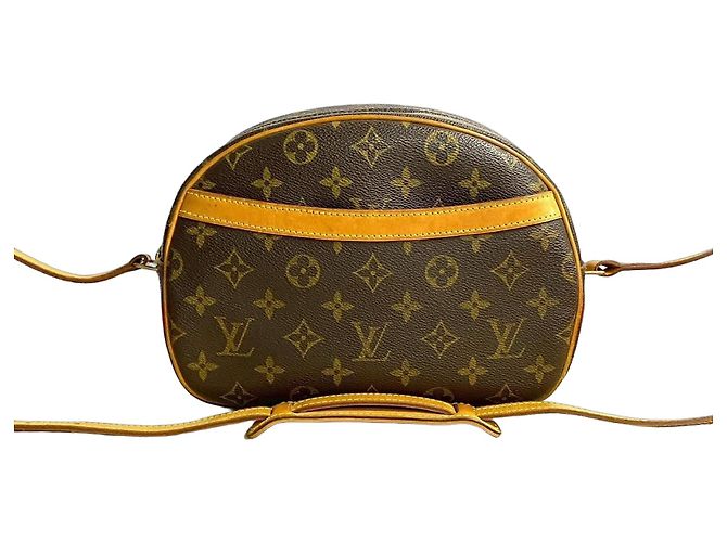 Bolsa de ombro em couro Louis Vuitton Monogram Marrom