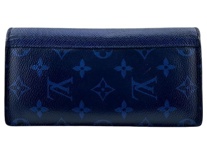 Cartera Larga Brazza Taiga Rama de Louis Vuitton Azul
