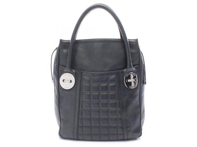 Timeless Borsa Tote Chanel Chocolate Bar Nero