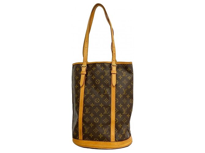 Borsa Tote Monogram Bucket GM di Louis Vuitton Marrone
