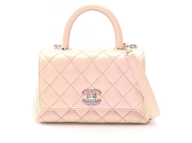 Sac à main Chanel Coco Handle XXS Rose