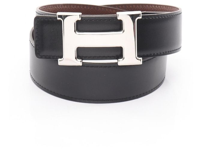 Cinto Constance H Hermès Marrom Preto