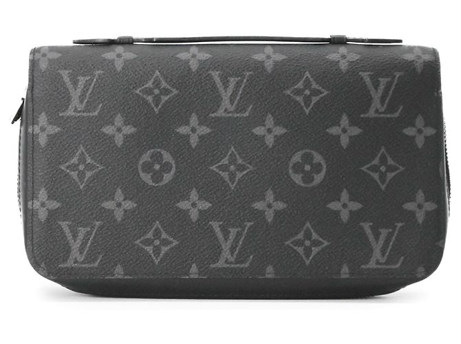 Louis Vuitton Monogram Eclipse Zippy XL Long Wallet Black