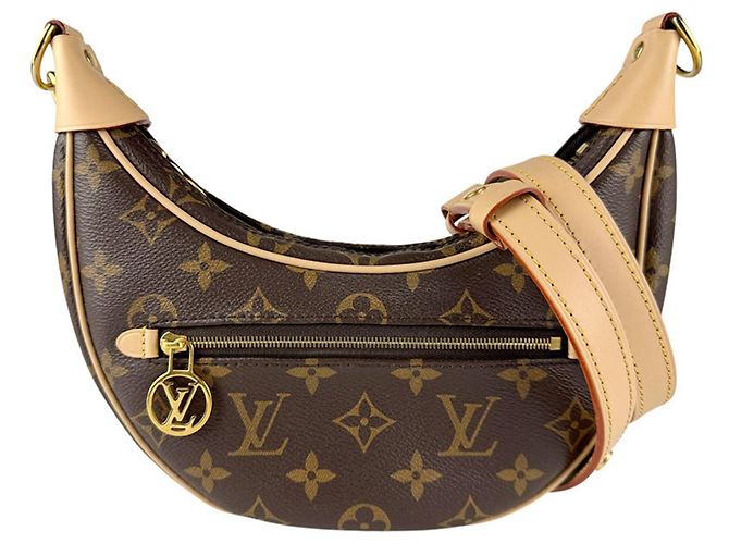 Bolsa de Ombro Monogram Loop Louis Vuitton Marrom Monograma