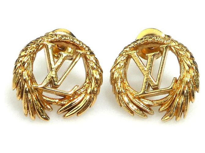 Boucles d'oreilles Push Boucle de Reuille Louis Vuitton Doré