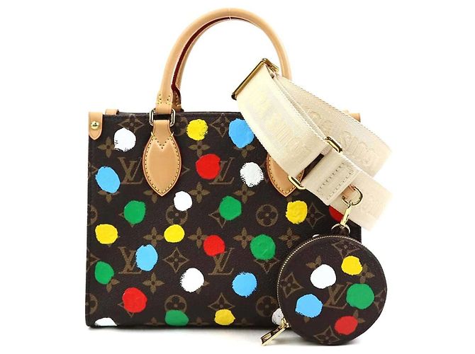 Bolsa de mão Monogram Canvas On the Go PM da Louis Vuitton Marrom Multicor Monograma