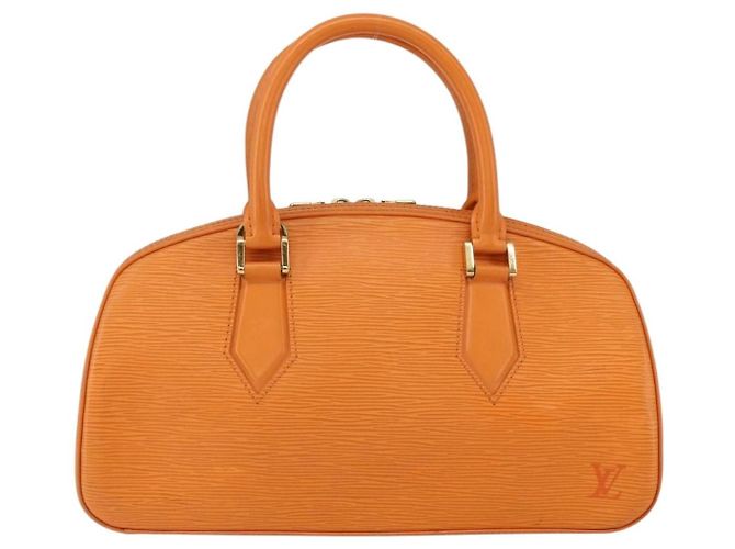 Bolsa Jasmin Louis Vuitton em couro Epi Laranja