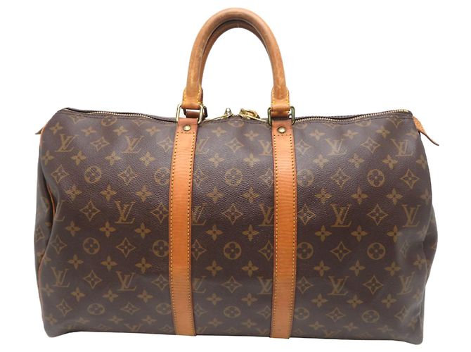 Sac Boston Keepall 45 Louis Vuitton Marron