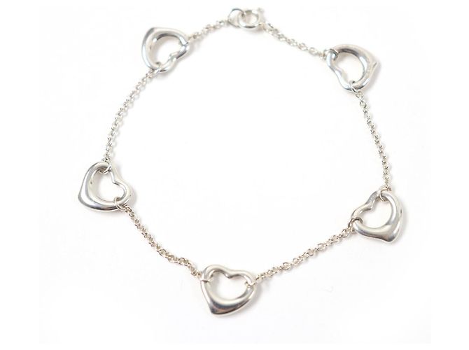 Bracciale Open Heart SV925 di Tiffany & Co. Argento