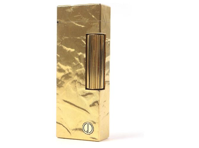 Alfred Dunhill Dunhill Logo Square Roller Lighter Golden