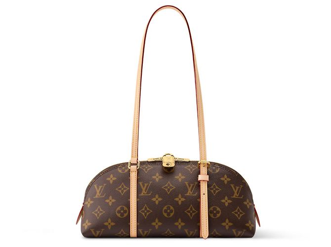 Bolsa Louis Vuitton Squire East West Marrom de Tecido