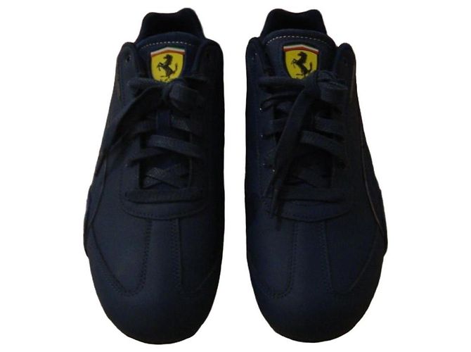 Sneakers Puma Scuderia Ferrari blu pelle e camoscio