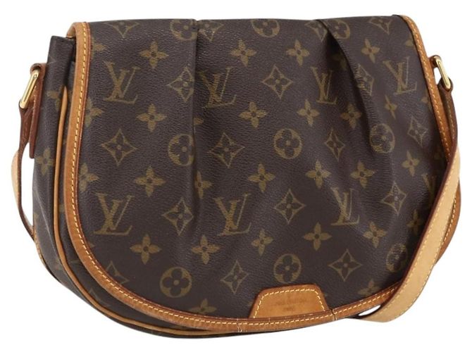 LOUIS VUITTON Bolsa de Ombro Monogram Menilmontant PM M40474 LV Auth ep13331