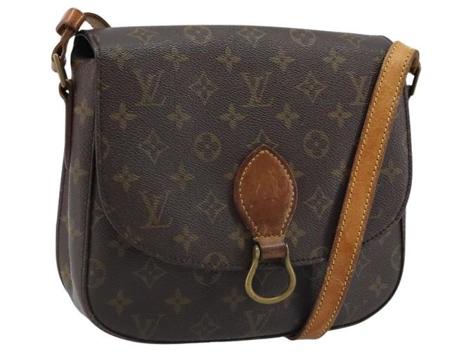 LOUIS VUITTON Bolsa de Ombro Monogram Saint Cloud GM M51242 LV Auth bs33497 Monograma
