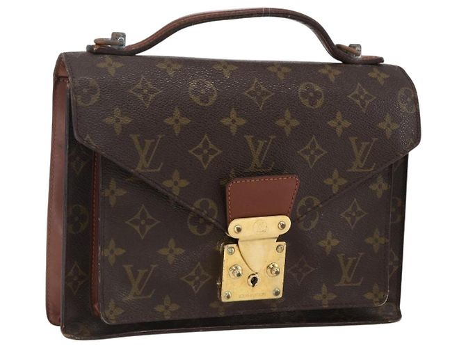 LOUIS VUITTON Borsa a Spalla Monceau 26 Monogram M51187 LV Auth ka2528 Monogramma