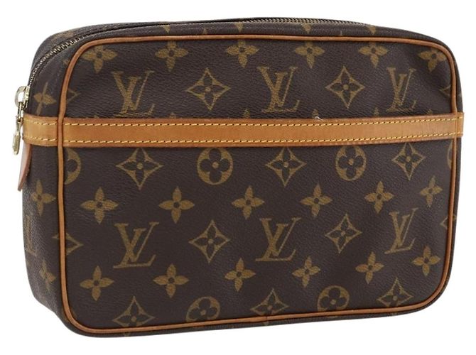 LOUIS VUITTON Monogram Compiegne 23 Clutch Bag M51847 LV Auth ka2525