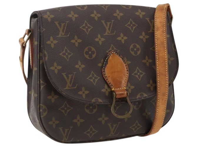 LOUIS VUITTON Bolsa de Ombro Monogram Saint Cloud GM M51242 LV Auth 172618 Monograma