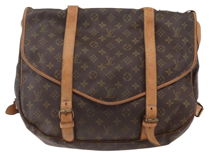 Louis Vuitton Saumur Monogram Canvas 43 Marron