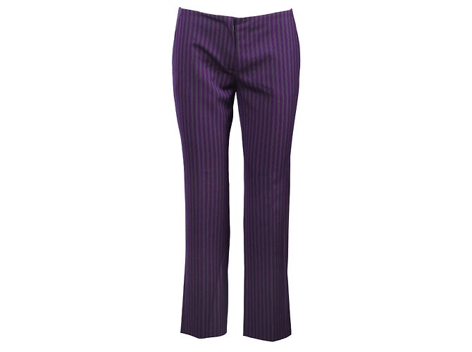 Gestreifte Hosen Miu Miu