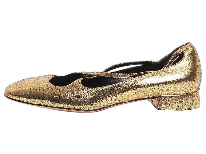 Autre Marque Goldene Pumps - Größe EU 40