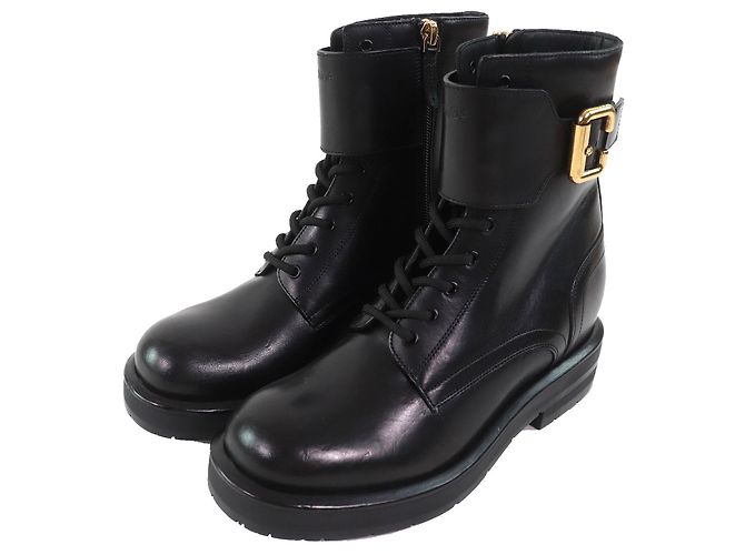 Chloé Bottines en cuir Chloe CODDINGTON Noir
