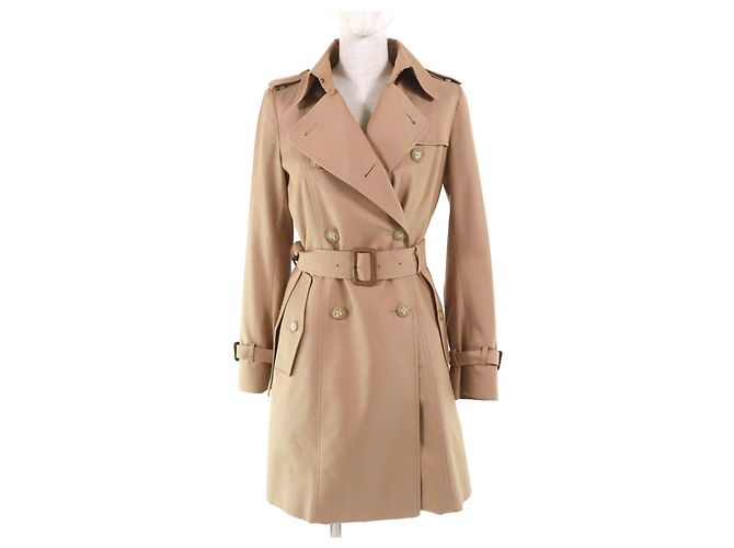 Autre Marque Abrigo Trench Mackintosh Abrigo de Algodón Beige