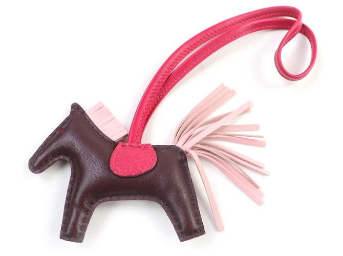 Charm per borsa Hermès Rodeo Touch Rosso