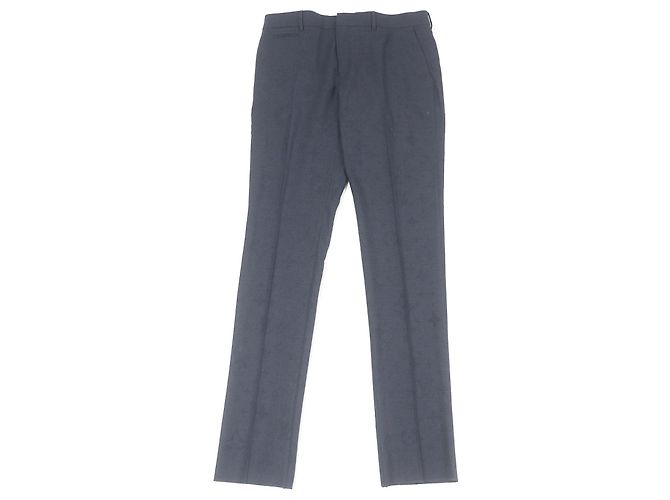 Pantalones de poliéster Monogram Louis Vuitton Azul Azul marino