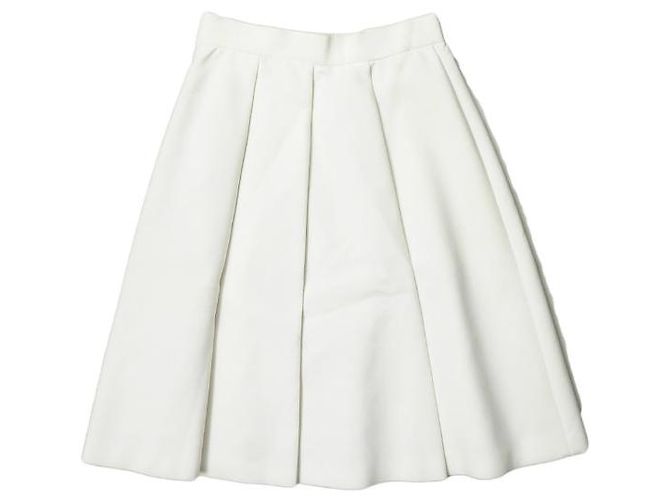 Autre Marque Gonna plissettata in misto Demi-Luxe BEAMS Bianco